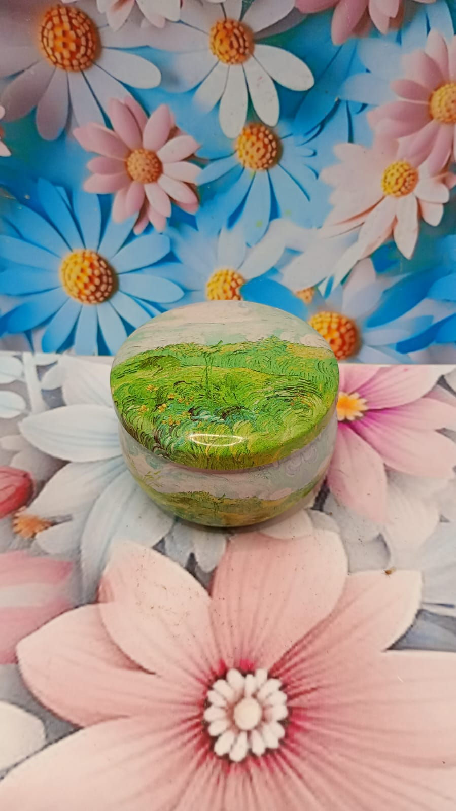 Miniatura: Velas decorativas com latinha e margarida