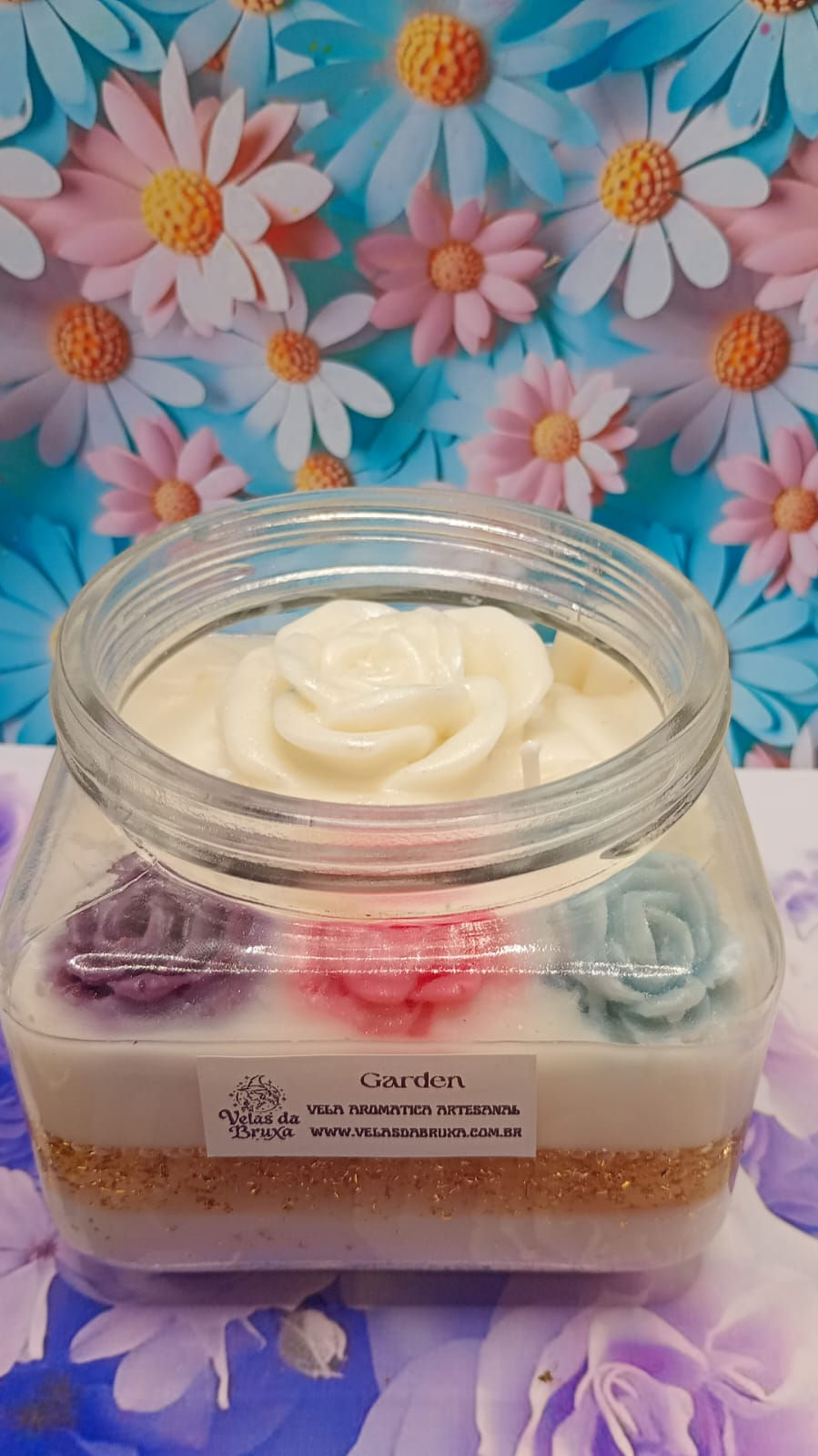 Miniatura: Vela aromática e decorativa Peça única