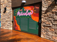 Desert Ridge Marketplace Interactive Chalkboard Mural