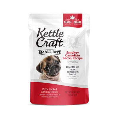 Kettle Craft Dog Treats- Smokey Canadian Bacon Small Bite
