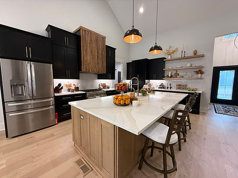 Modern Kitchen Warm Tones
