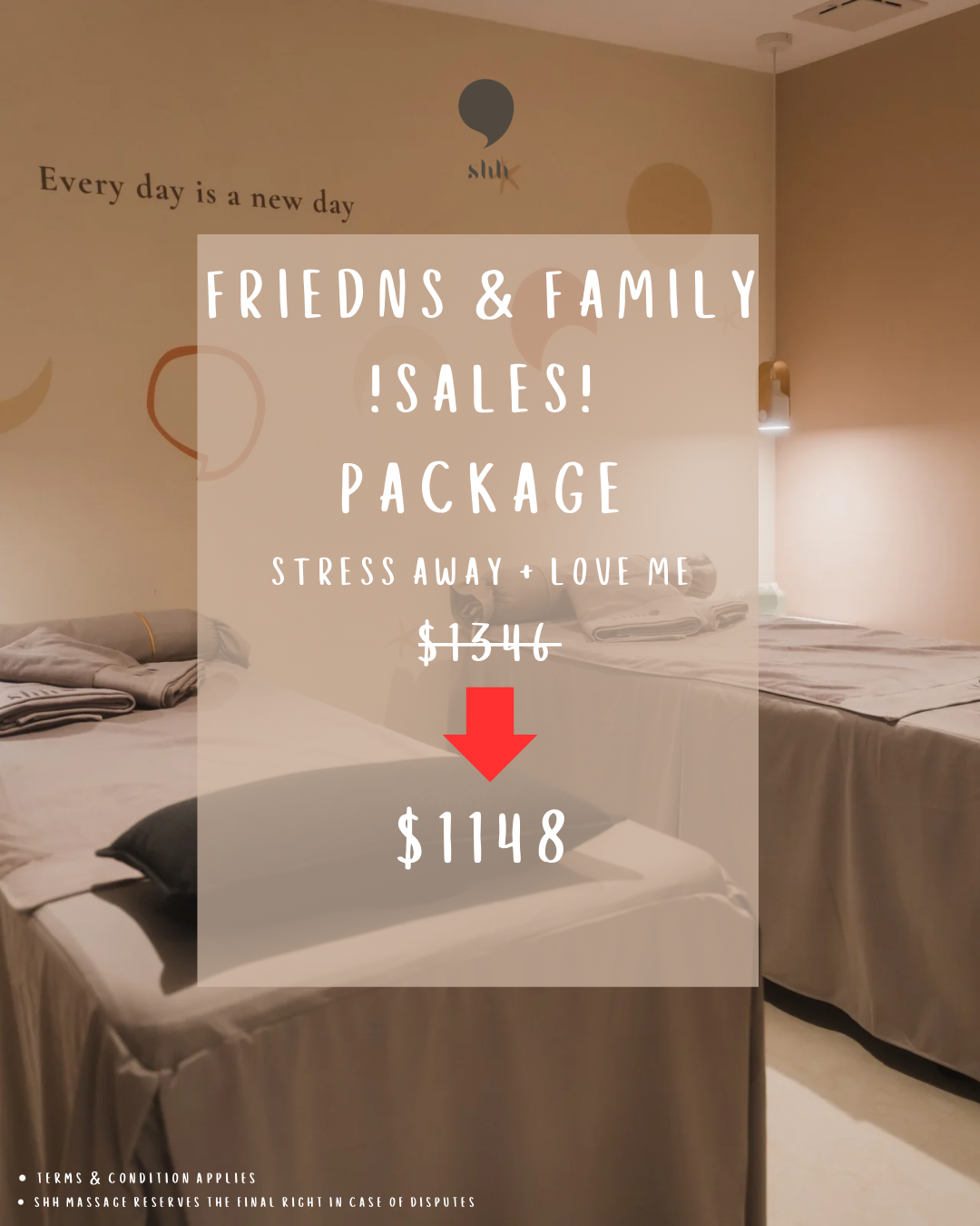 FULL BODY PACKAGE (FRIEDNS & FAMILY SALES)