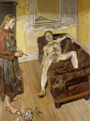 Painter and model