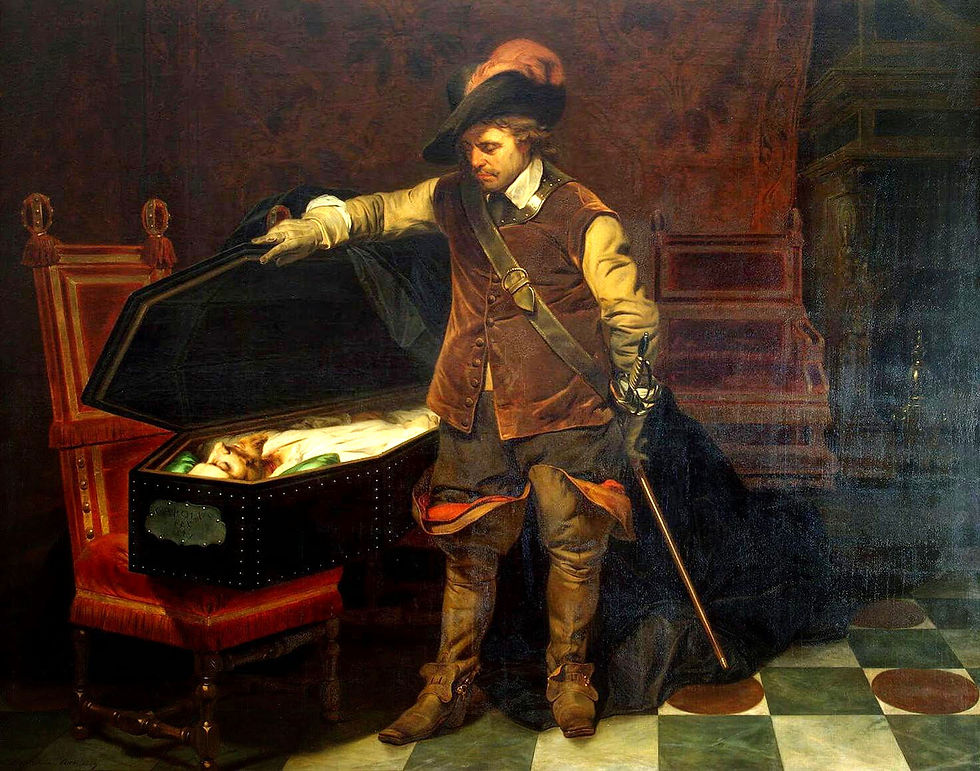 Cromwell Before the Coffin of Charles I (1831)