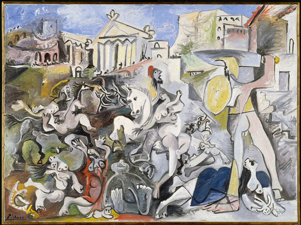 Pablo Picasso, L’Enlèvement des Sabines, Mougins, novembre, 1962