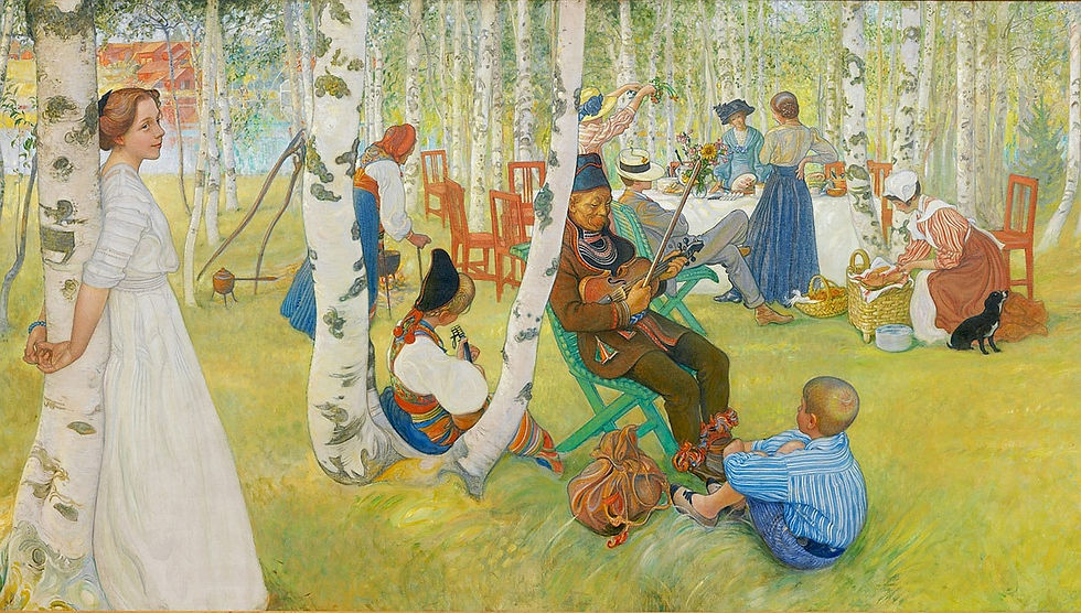 Frukost i det gröna (Breakfast in the open), 1910-13