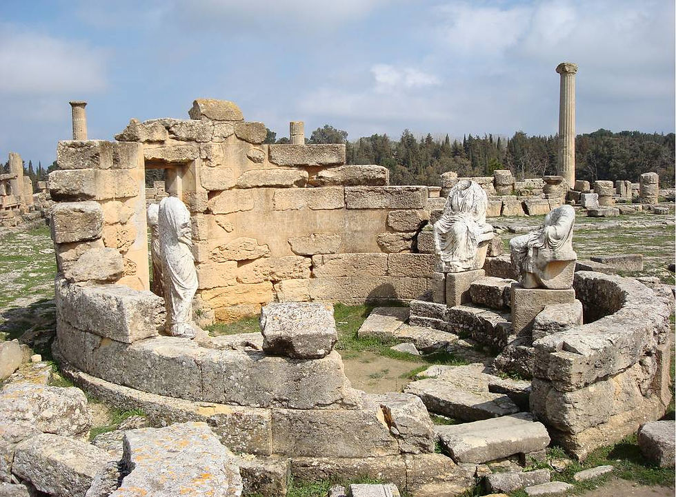 Leptis Magna, tholos de Demeter