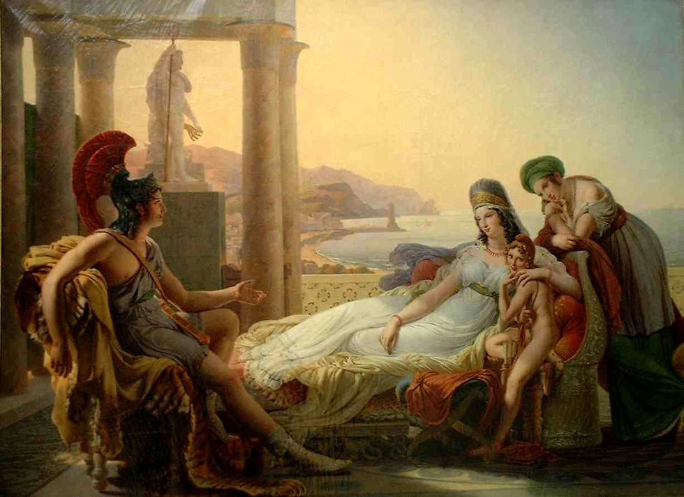 Enée raconte à Didon les malheurs de
