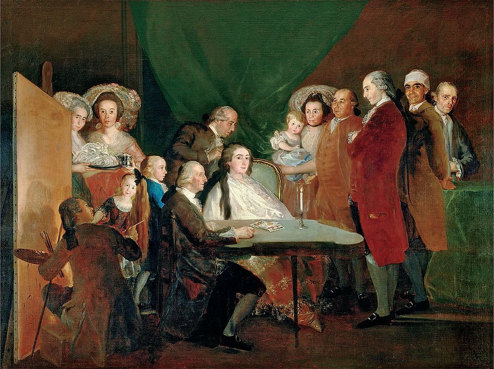 La Famille de l'infant Don Louis de Bourbon, (1784)