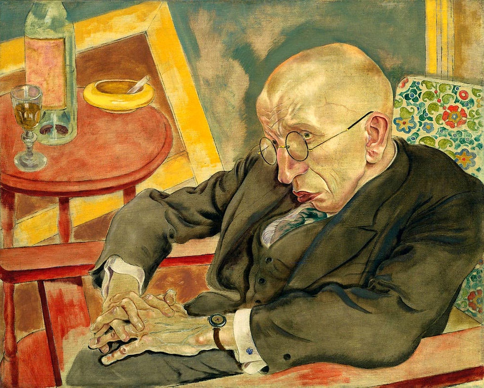 portrait of poet Max-Herrmann Neisse