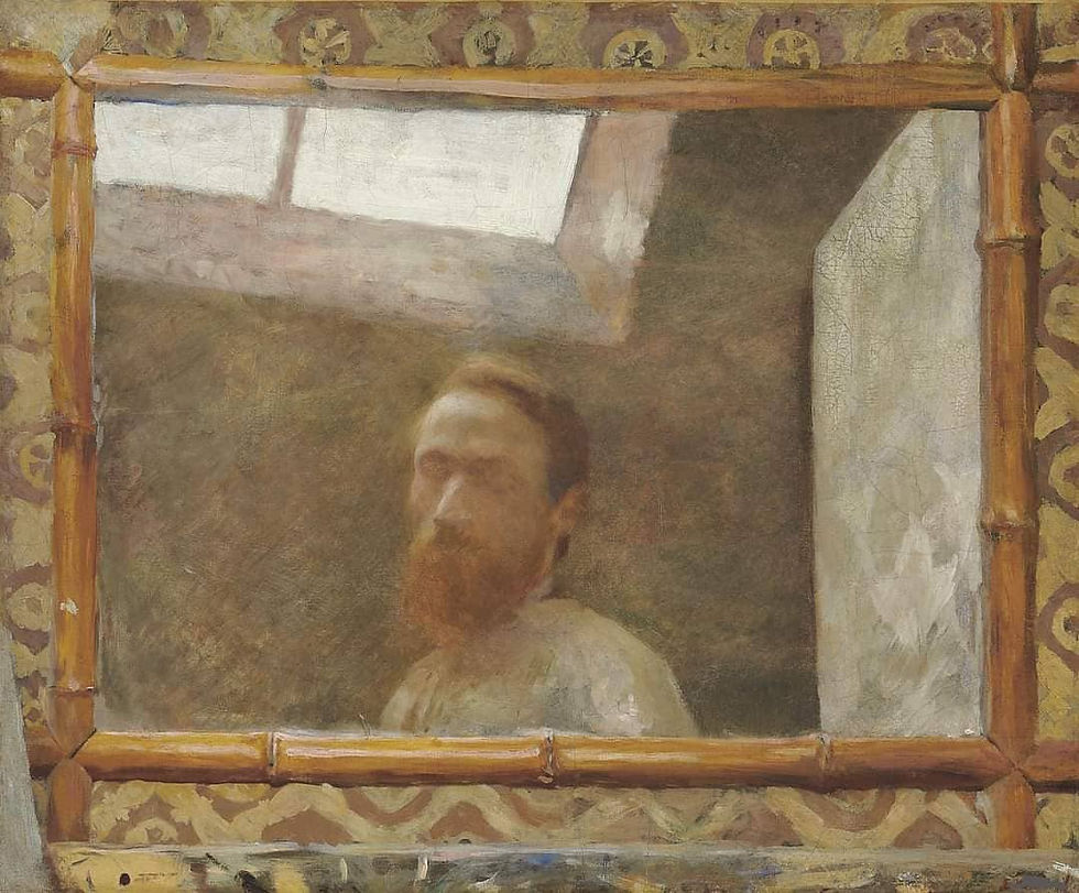 Autoportrait au miroir