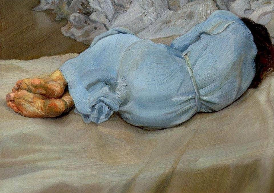 jeune fille couchée