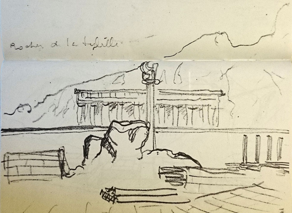 dessin de Le Corbusier 1911