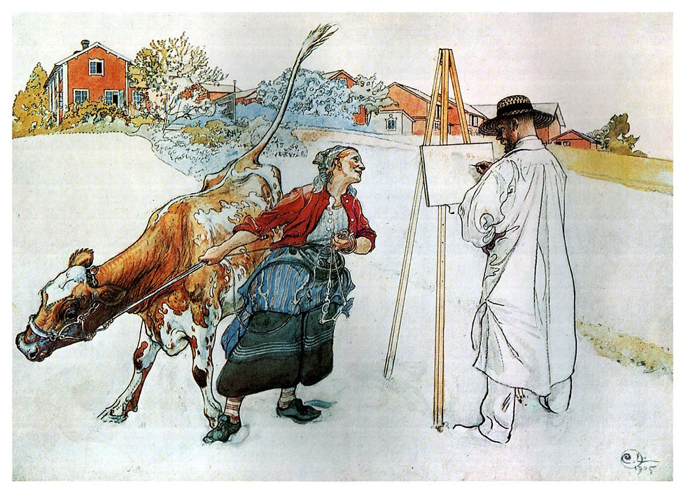 On the farm 1905