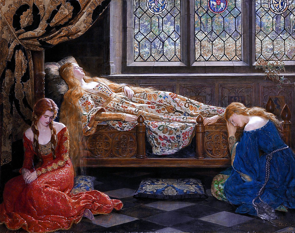 The sleeping beauty, 1921