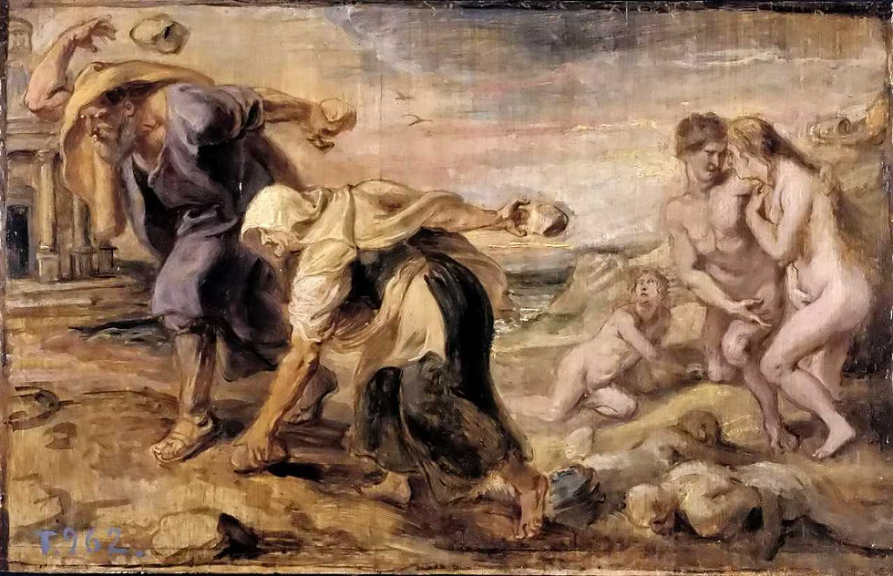 Deucalion et Pyrrha