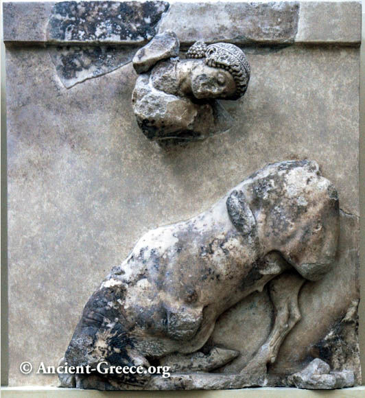 Theseus and the Marathonian bull