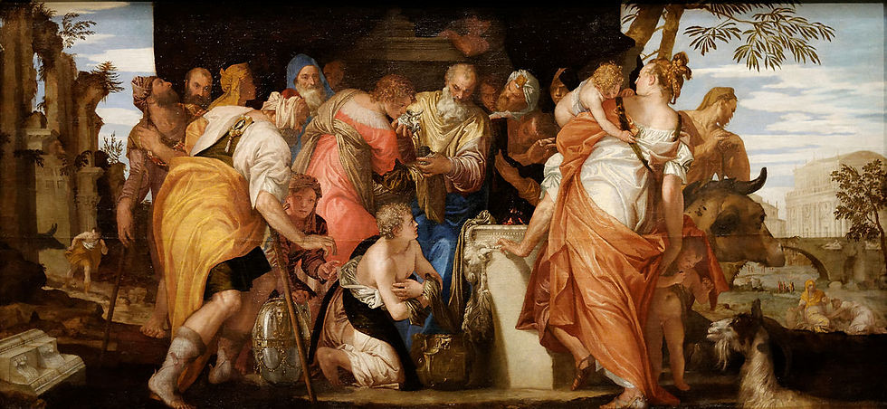 the young shepherd David is anointed by