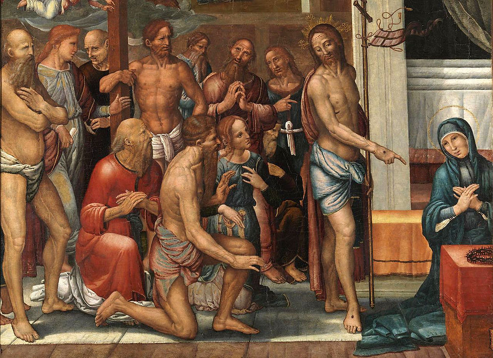 Le Christ ressuscité présentant la Vierge aux Pères des Limbes