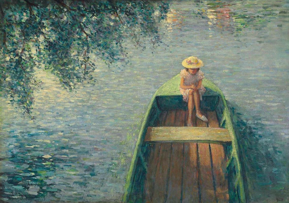 En barque sur la marne, 1905