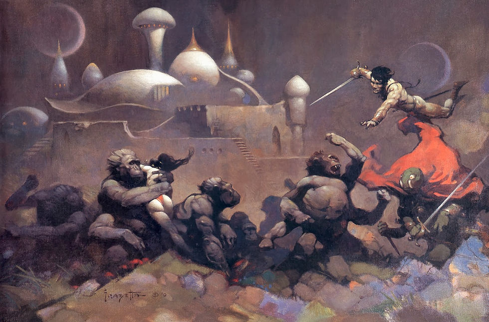 Frazetta Swipe-John Carter