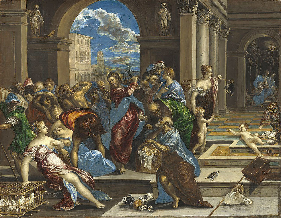 Christ Driving the Money Changers from the Temple, 1570