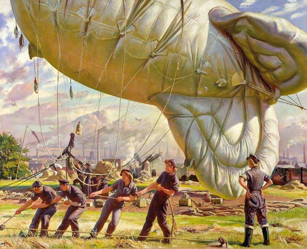 A Balloon Site, Coventry, 1943