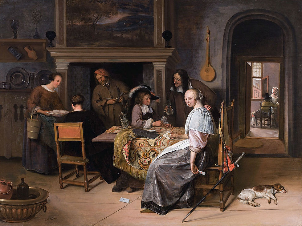 The Card Players in an Interior, c. 1660