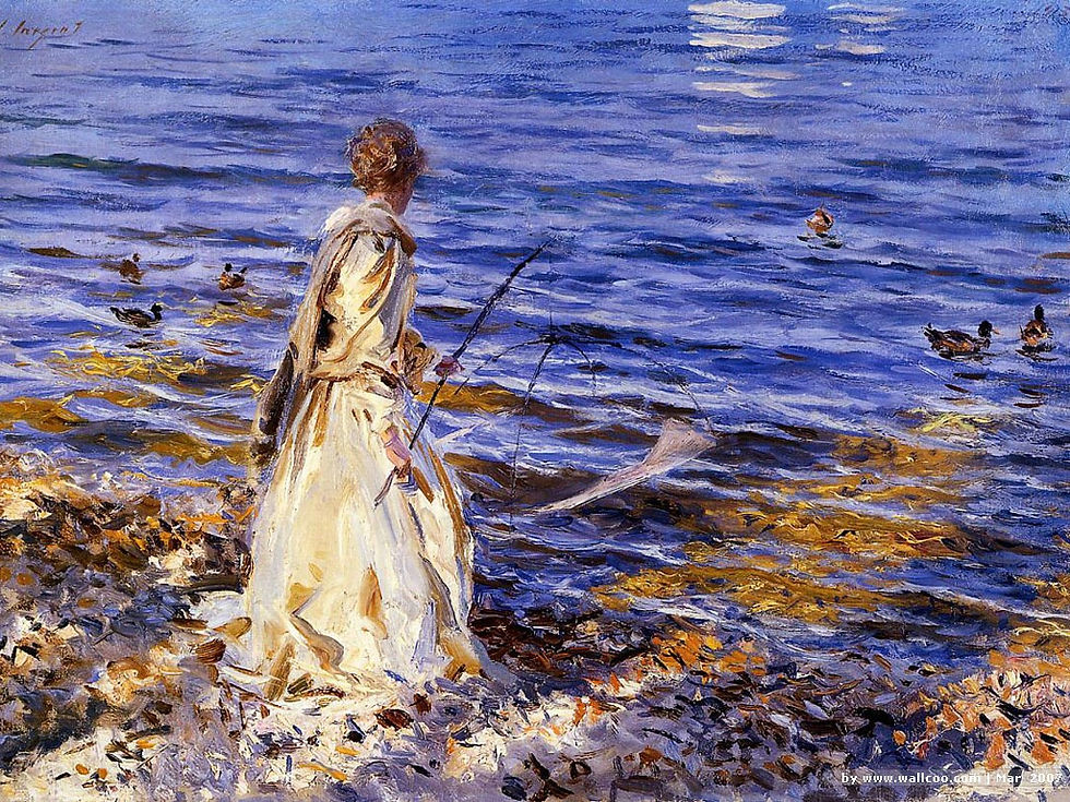 Singer Girl Fishing