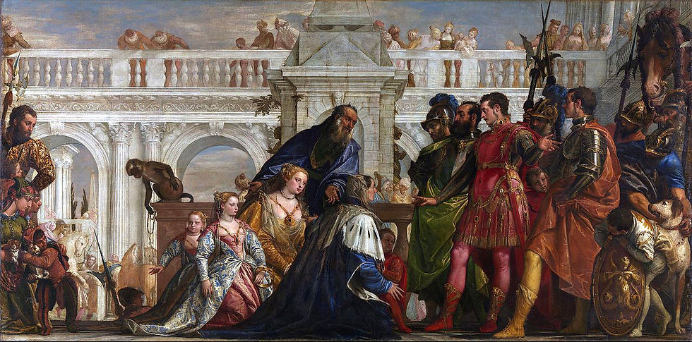 Family of persian king Darius before Ale