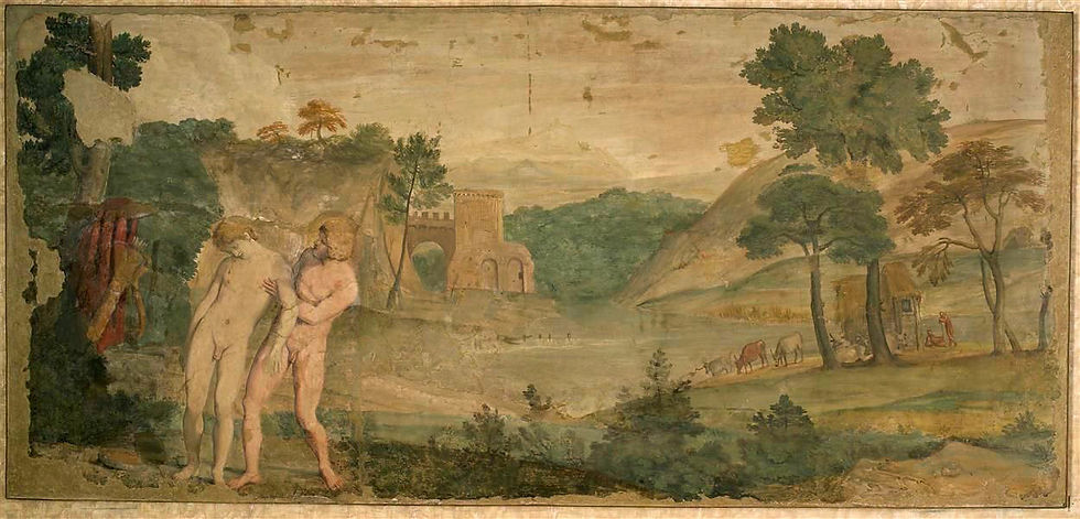 Apollo and Hyacinth. Domenichino. 1603-1604