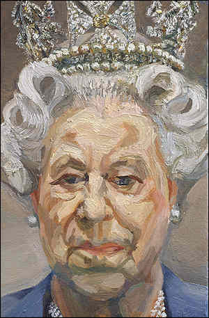 portrait Elisabeth II