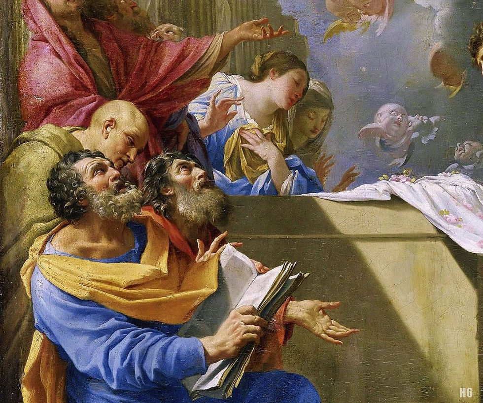 The Assumption of the Virgin, 1644 (détail)
