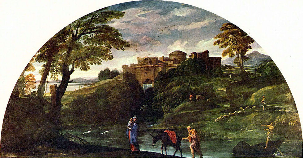 La fuite en Egypte, 1603
