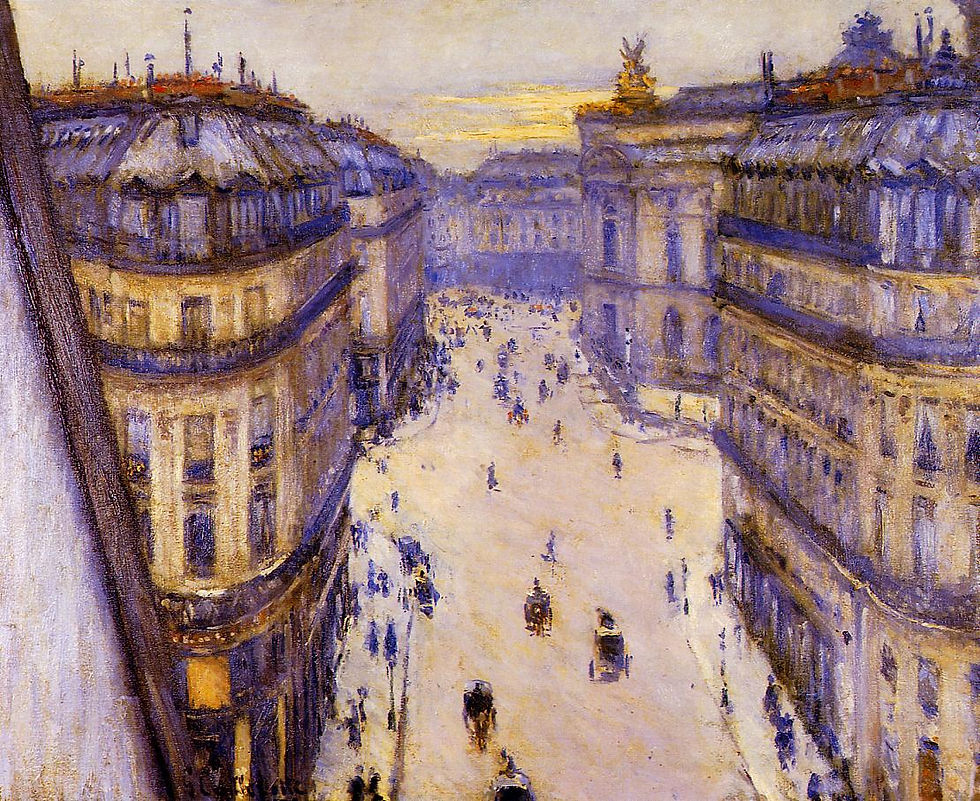 Rue Halévy, vue d'un sixième_étage