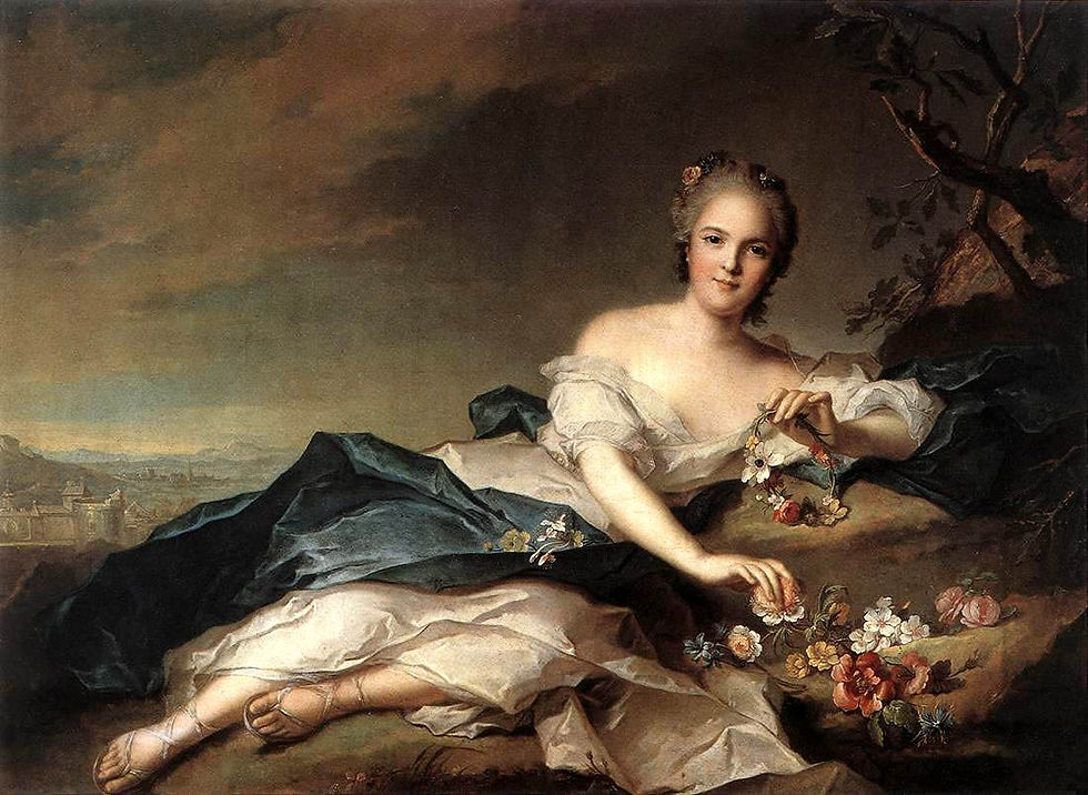 Marie-Adélaide de France en Flore