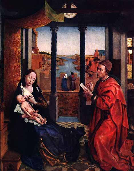 St-Luc peignant la Vierge