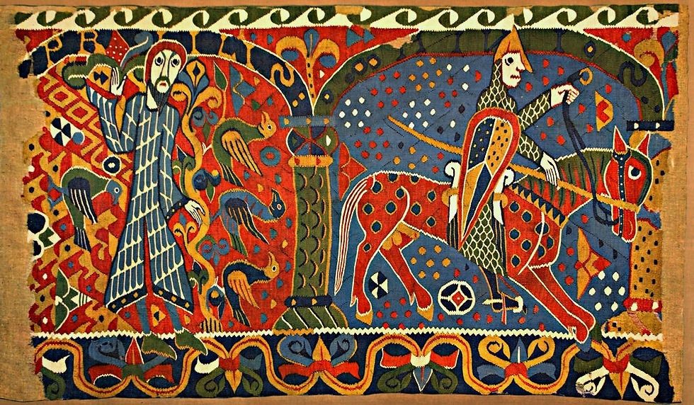 La Tapisserie de Baldishol, Norvège, fin