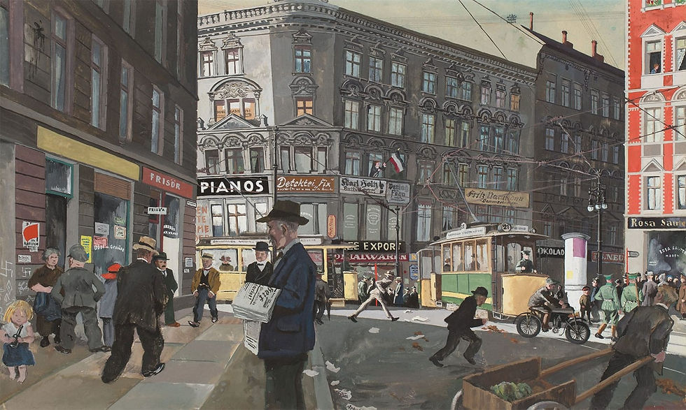 Berlin Street Scene, 1920-1923 Karl Holtz