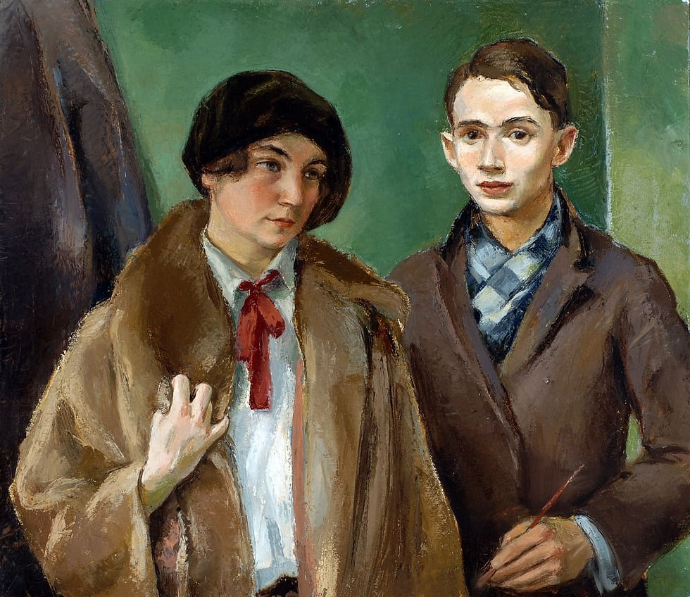 Portrait double Wilfried Otto, vers 1925