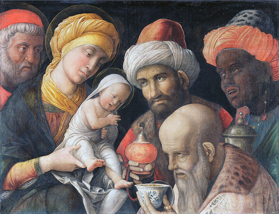 L'Adoration des mages, détrempe sur lin, vers 1495-1505