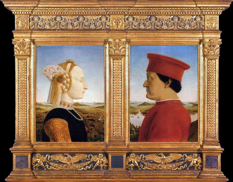 Ritratto di Federico da Montefeltro e Ba