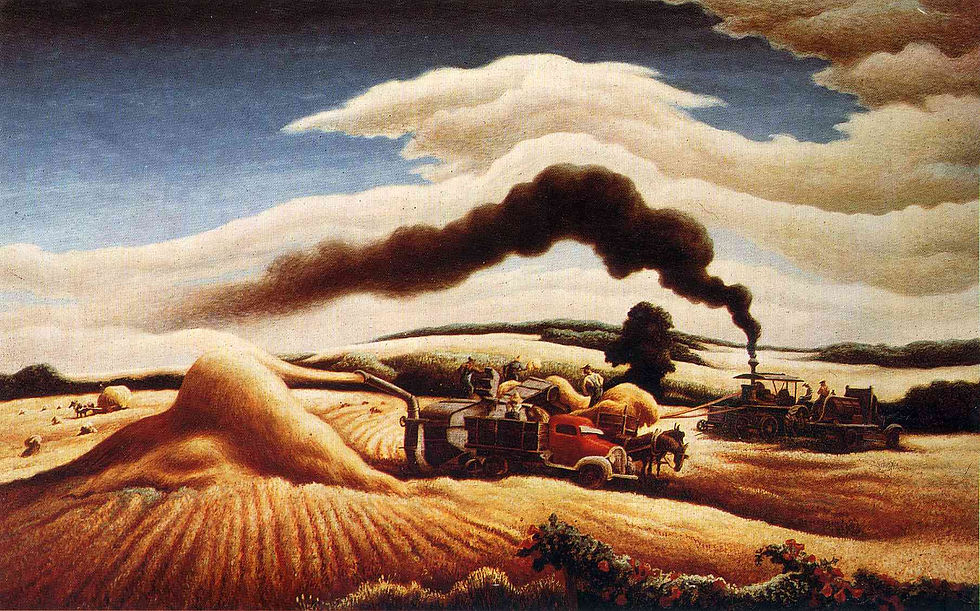 threshing-wheat