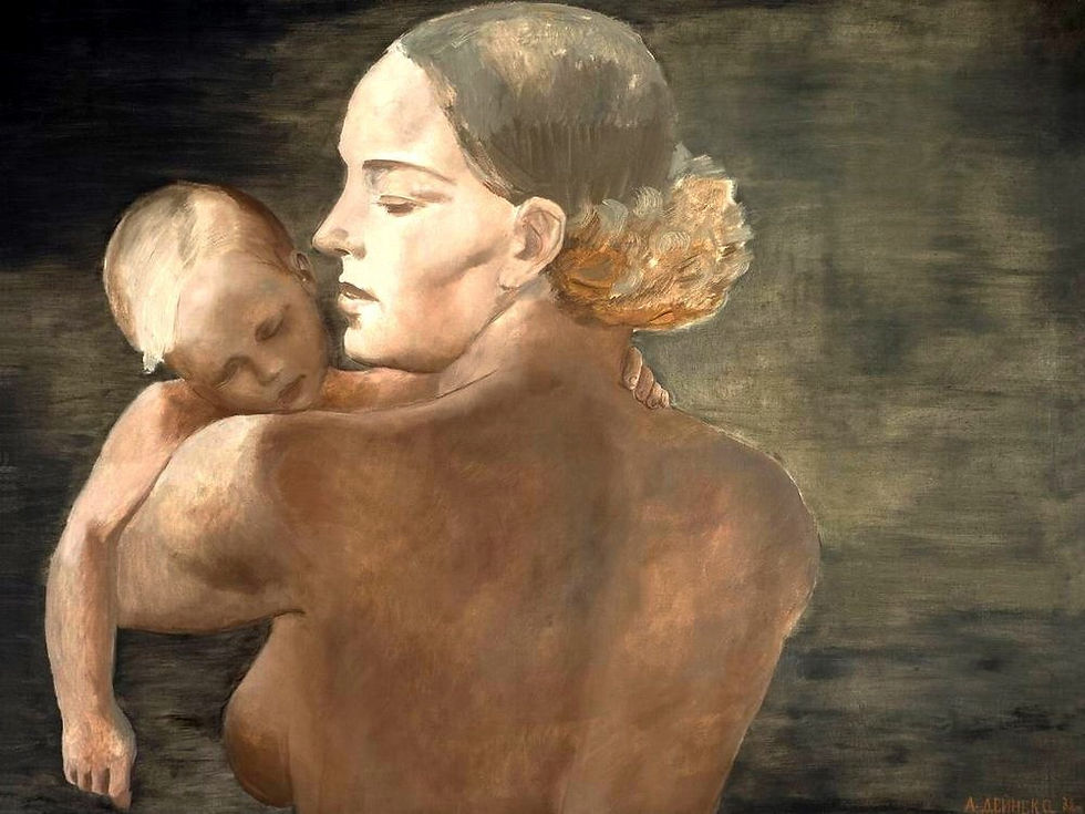 Femme et bébé