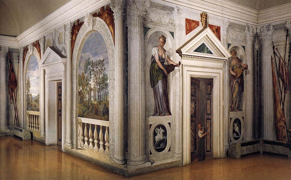 Salle Cruciforme. Villa Barbaro, Maser