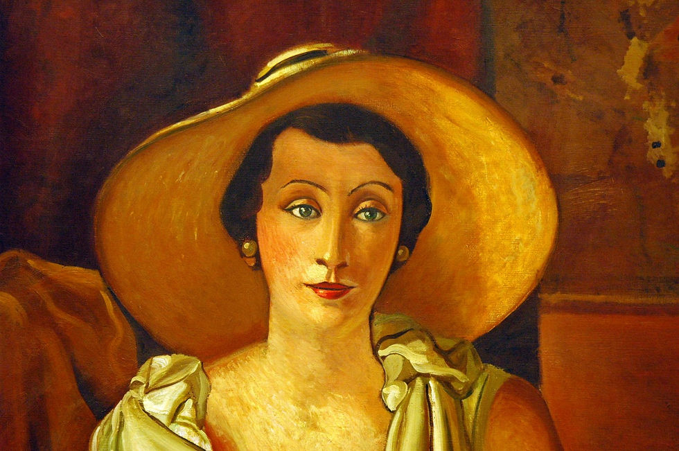 Portrait de Madame Paul Guillaume au Grand Chapeau