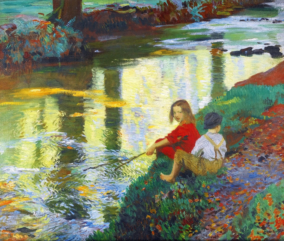 The Young Anglers, ca. 1920s