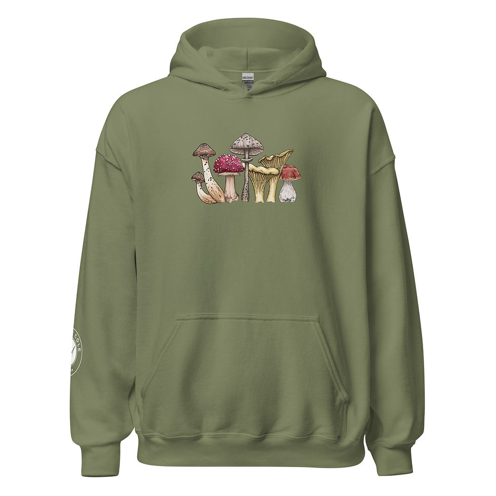 Thumbnail: Mushrooms Grouped Hoodie