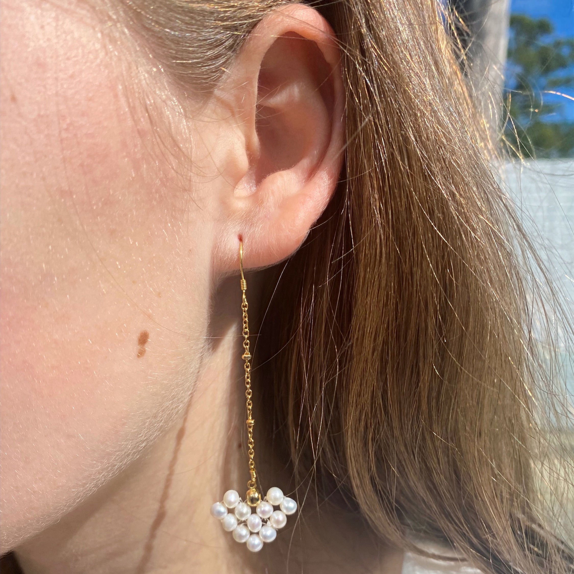 Sweet Heart Drop Earrings