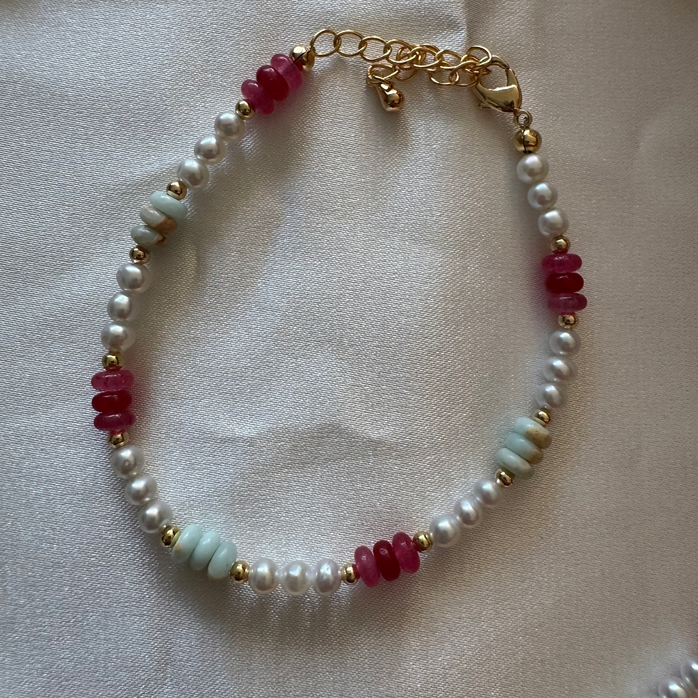Thumbnail: Candy Pearl Beaded Bracelet
